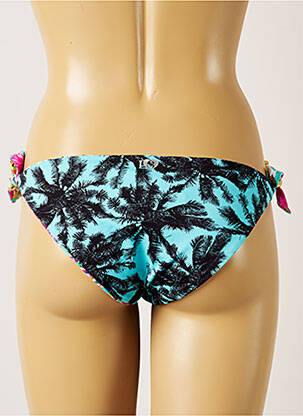 Chiloți de baie reversibil bikini albastru BANANA MOON femeie