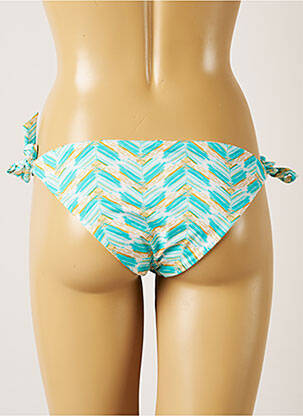 Chiloți de baie reversibil bikini albastru BANANA MOON femeie