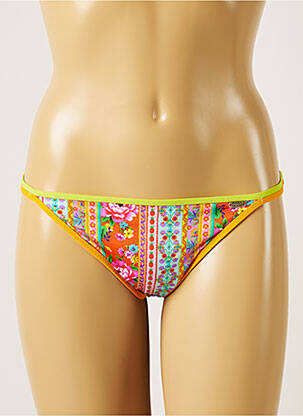 Chiloți de baie reversibil bikini roz BANANA MOON femeie
