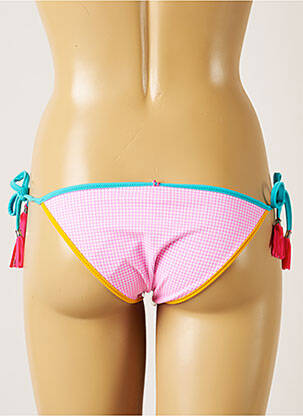 Chiloți de baie reversibil bikini roz BANANA MOON femeie
