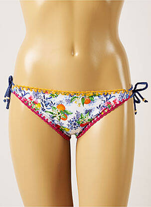 Chiloți de baie alb BANANA MOON femeie