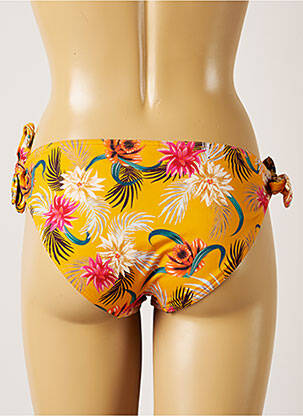 Chiloți de baie imprimeu tie and dye bikini galben LIVIA femeie