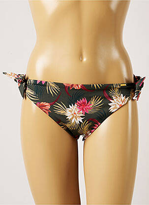 Chiloți de baie imprimeu tie and dye bikini verde LIVIA femeie