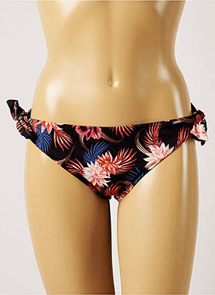 Chiloți de baie imprimeu tie and dye bikini negru LIVIA femeie