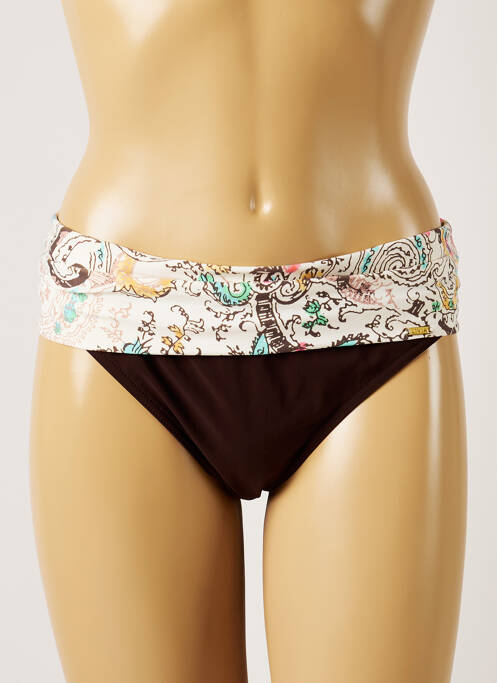 Chiloți de baie maro LIVIA femeie