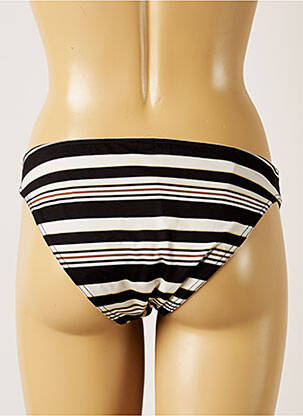 Chiloți de baie microfibre bikini negru LIVIA femeie