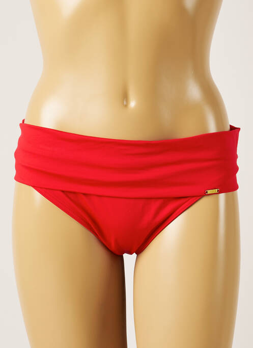 Chiloți de baie microfibre chiloți roșu LIVIA femme