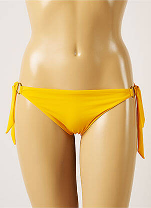 Chiloți de baie galben LIVIA femeie