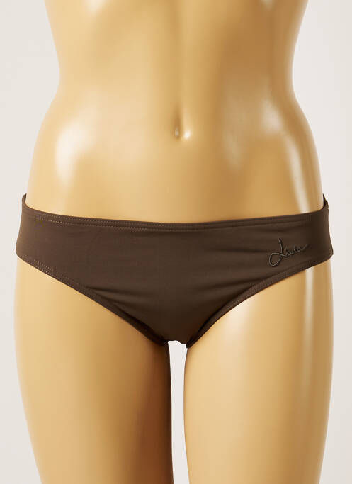 Chiloți de baie maro LIVIA femeie