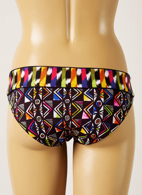 Chiloți de baie țesătură satinată chiloți negru LIVIA femme