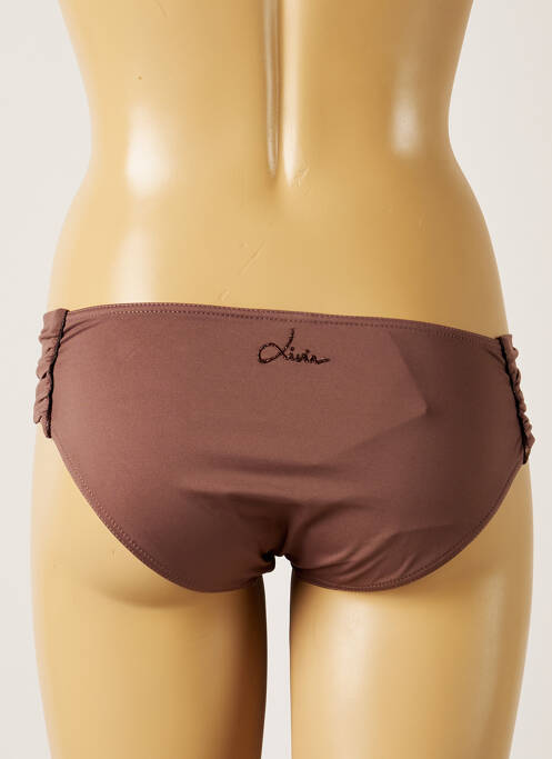 Chiloți de baie maro LIVIA femeie