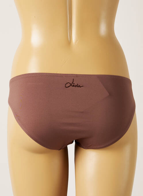 Chiloți de baie maro LIVIA femeie