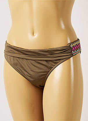 Chiloți de baie verde LIVIA femeie