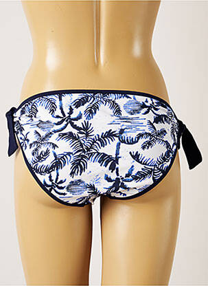 Chiloți de baie imprimeu tie and dye bikini albastru LIVIA femeie