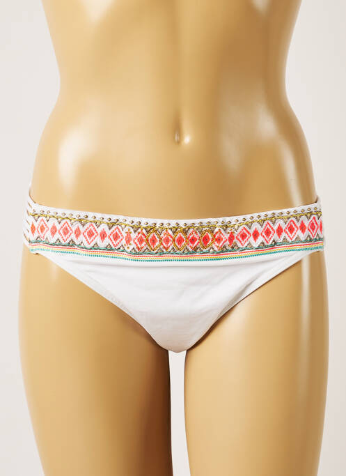 Chiloți de baie alb LIVIA femeie