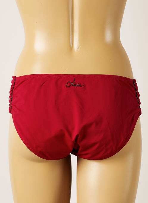 Chiloți de baie roșu LIVIA femeie