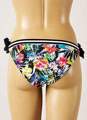 Chiloți de baie imprimeu tie and dye bikini negru BANANA MOON femeie