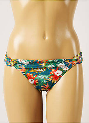 Chiloți de baie imprimeu tie and dye bikini albastru BANANA MOON femeie