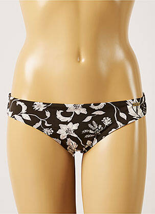 Chiloți de baie imprimeu floral bikini verde BANANA MOON femeie