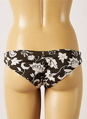 Chiloți de baie imprimeu floral bikini verde BANANA MOON femeie