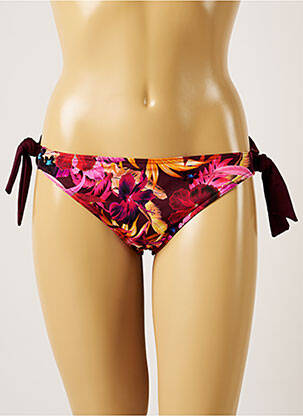 Chiloți de baie imprimeu tie and dye bikini violet BANANA MOON femeie