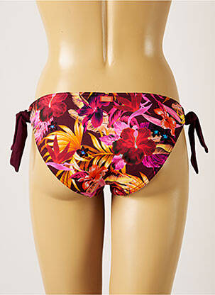 Chiloți de baie imprimeu tie and dye bikini violet BANANA MOON femeie