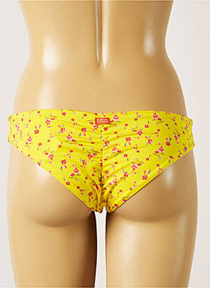 Chiloți de baie imprimeu floral bikini galben BANANA MOON femeie