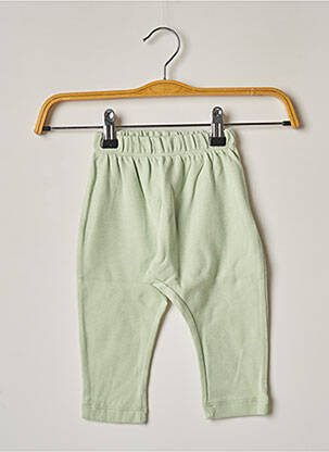 Pantalon drept talie elastică talie elastică verde HELLO ELAÉ copil