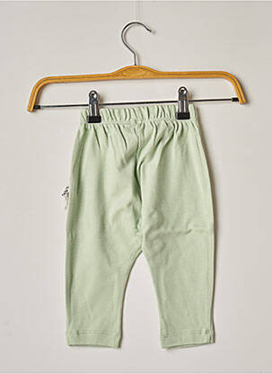 Pantalon drept talie elastică talie elastică verde HELLO ELAÉ copil