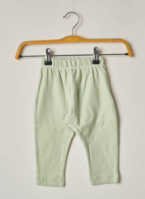 Pantalon drept talie elastică talie elastică verde HELLO ELAÉ enfant