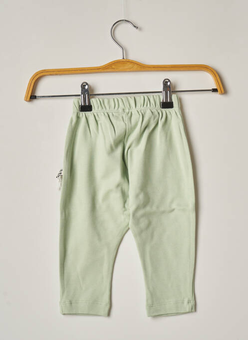Pantalon drept talie elastică talie elastică verde HELLO ELAÉ enfant