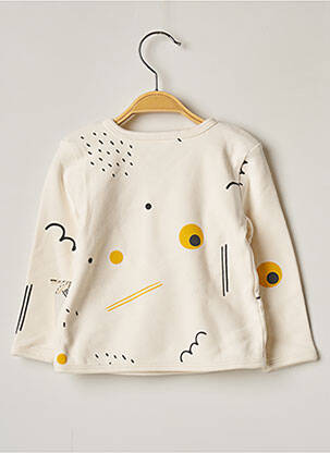 Tricou mâneci lungi mâneci lungi bej HELLO ELAÉ copil
