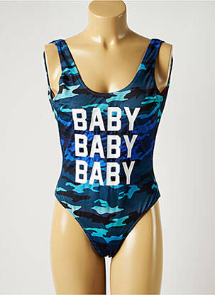 Costum de baie dintr-o singură piesă albastru SWEET PANTS femeie