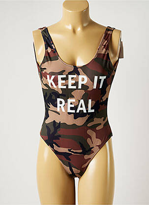 Costum de baie dintr-o singură piesă verde SWEET PANTS femeie