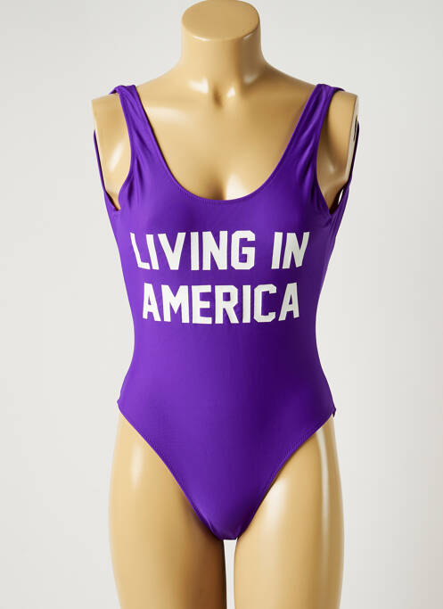 Costum de baie dintr-o singură piesă violet SWEET PANTS femeie