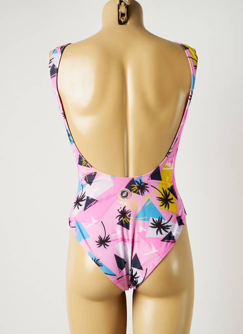 Costum de baie dintr-o singură piesă roz SWEET PANTS femeie