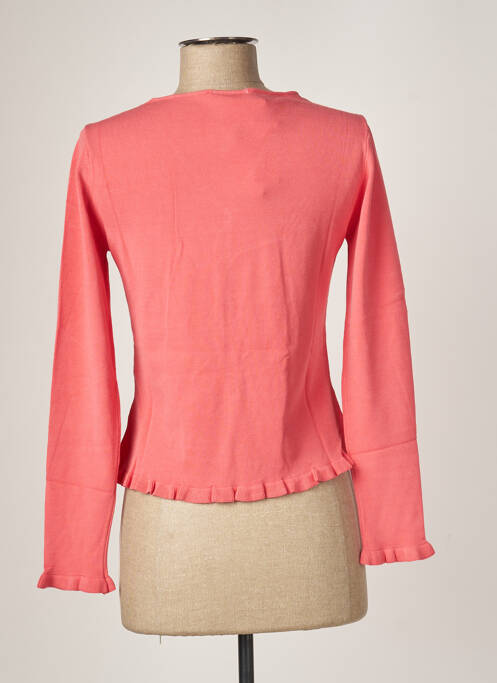 Vestă cu mâneci lungi roz MONTAGUT femeie