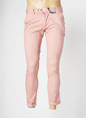 Pantalon chino elasticitate talie joasă roz DAN JOHN bărbat