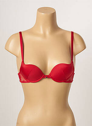 Sutien broderie top sutien modelat roșu ALLUMETTE femeie