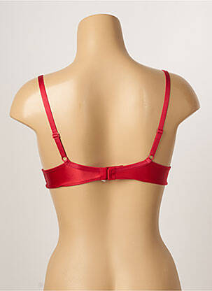 Sutien broderie top sutien modelat roșu ALLUMETTE femeie