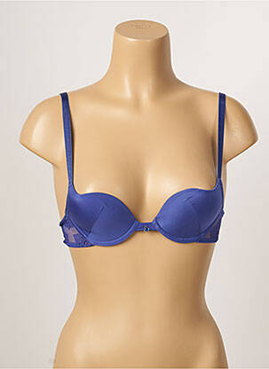 Sutien broderie top sutien modelat albastru ALLUMETTE femeie
