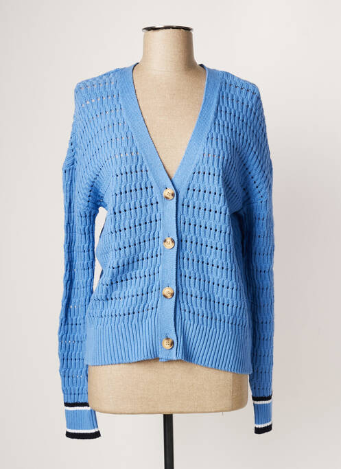 Vestă cu mâneci lungi albastru YEST femeie