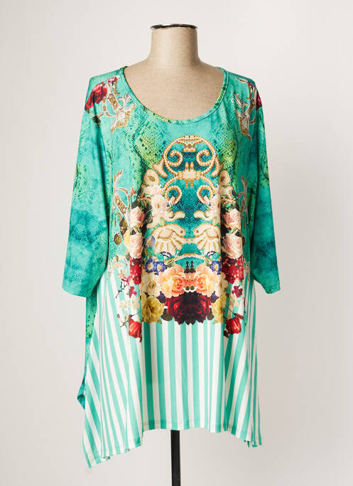 Tunică mâneci lungi verde JOY femeie