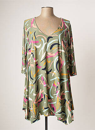 Tunică mâneci lungi verde ONE O ONE femeie