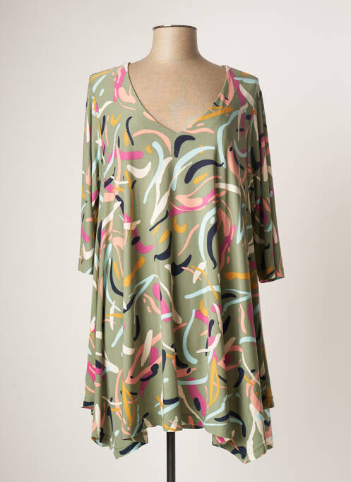 Tunică mâneci lungi verde ONE O ONE femeie