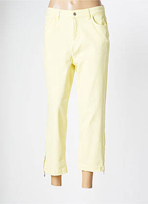 Pantalon 7/8 galben YESTA femeie