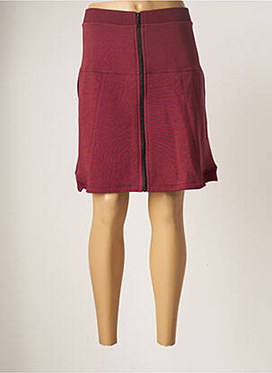 Fustă midi elasticitate roșu SEMIOLOGY femeie
