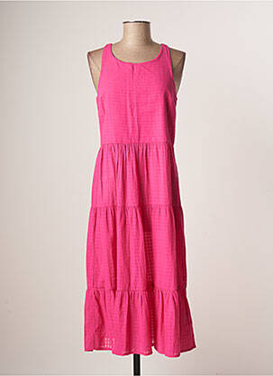 Rochie midi roz GAUDI femeie