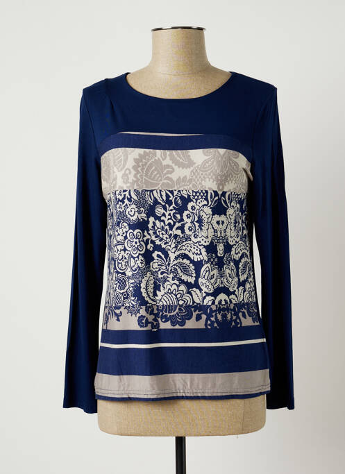 Tricou albastru QUATRE VINGT JOURS femeie