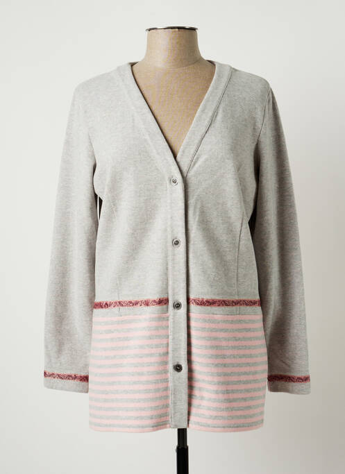 Vestă cu mâneci lungi gri CHRISTIAN MARRY femeie